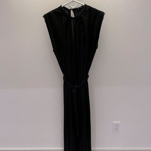 Zara accordion pleat sleeveless jumpsuit LIKE NEW (NEVER WORN) - Picture 3 of 5